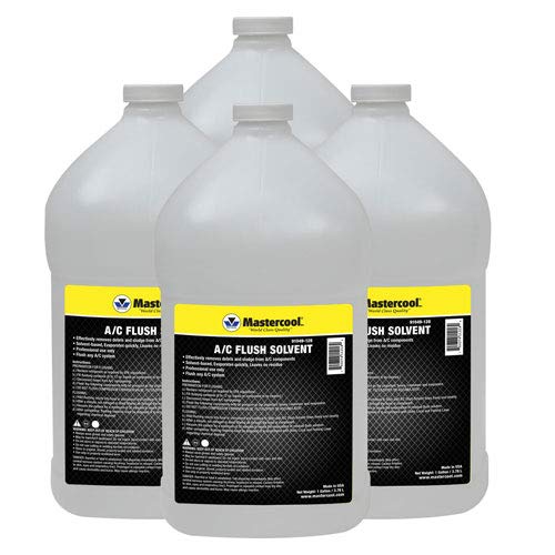 Mastercool 910491284 1 Gallon A/C Flush Solvent, 4Pack