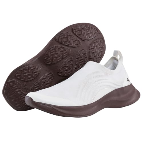 Image of Neeman's Curve Knit Slip On Shoes for Men | Casual Slip On Shoes | Lightweight Walking Shoes | Breathable Knit Upper | Comfortable Cushioned Shoes | Stretch Fit | EVA Sole with Grip