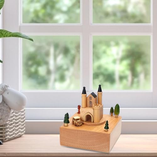 Caja de música para niñas de madera como regalo de cumpleaños ideal 3