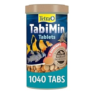 Tetra Tablets TabiMin, Complete Food for Bottom-Feeding Tropical Fish, 1040 Tablets