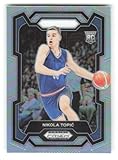 2024-25 Panini Prizm Draft Picks Prizms Silver #10 Nikola Topic International NCAAA Basketball Trading Card