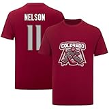 Brock Nelson Shirt Tshirt T-Shirt RED Hockey 100% Cotton Shirt Jersey for Mens/Womens/Kids