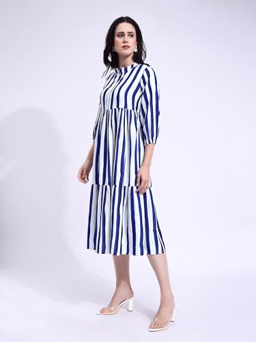 Image of PURVAJA Women's Maxi Cotton Blend Dress