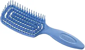 Escova De Cabelo Flexí­vel Inca Anti-Frizz Mega Hair Profissional Azul Dompel