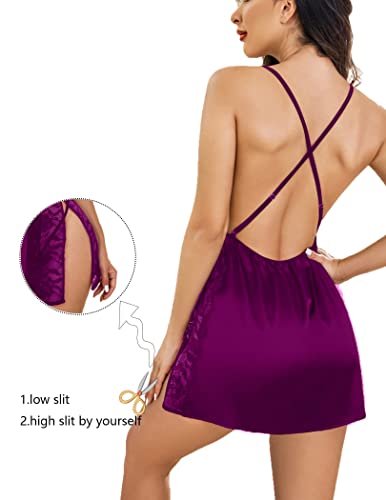 Image of Beera Women Lace Maxi Sleepwear