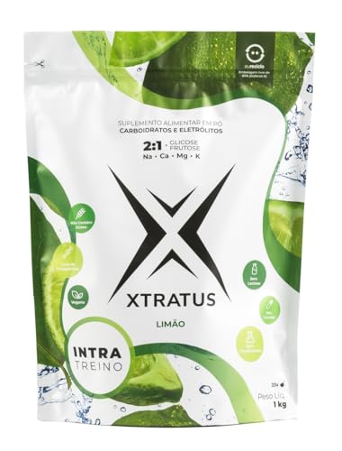 Xtratus Endurance Fluids Lime - Sport Energy Drink Mix with Carbohydrates and Electrolytes with Real Lime. 2:1 (Glucose:Fructose). Gut Friendly. Colorants and Preservatives Free. Vegan - 35.27 Oz.