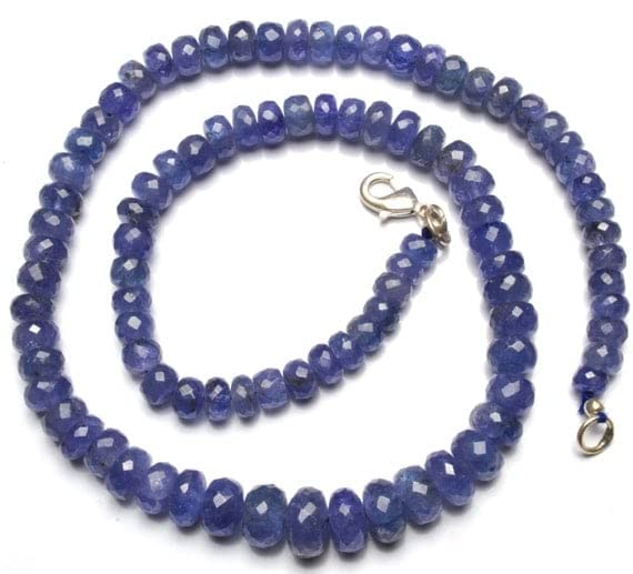 Perles tanzanite naturelle LKBEADS de grande taille pour en finir avec les bijoux ternes
