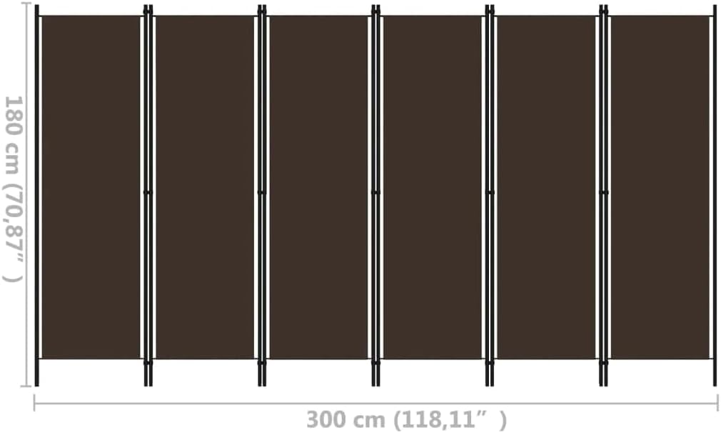 vidaXL Room Divider, Folding Privacy Screen for Room Separation, Freestanding Room Divider for Office, Industrial Modern Style, Cream White