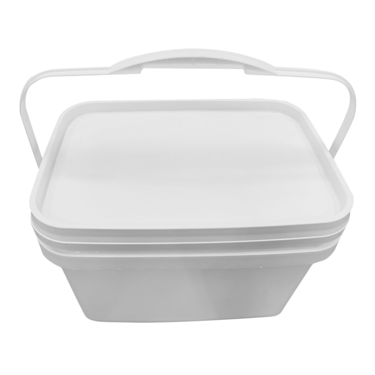 Sosoport Secchio per Dipingere 10 Litri in Pp con Coperchio e Manico, Contenitore per Vernice Multiuso per Esterni e Interni, Secchiello Leggero e Resistente per Miscelare Colori
