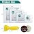21 PCS 2/4/6/8 Inch Drywall Repair Kit Wall Hole Drywall Tools Aluminum Mesh Drywall Patch Kit Erase A Hole Drywall Repair with Scraper and Sandpapers