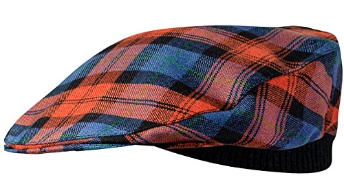 Casquette plate tartan MacLachlan pour homme et femme taille unique