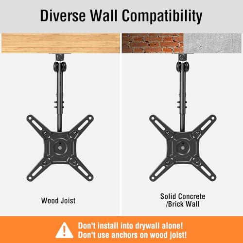 Elived Flip Down Ceiling Tv Mount For Most 14-40 Inch Tvs thumb #6