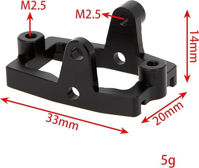 Servo MEUS Racing Coreless TRX4M para RC Crawler 1/18 miniatura 7