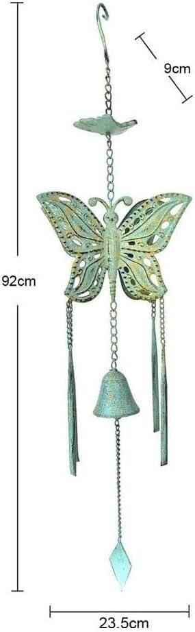 Wind Chime, Decor Windchimes Windchime Wind Chimes Retro Creative Wrought Iron Wind Chimes Home Decoration Garden Villa Balcony Jewelry Pendant Decoration Wind Chime (Size : B) (Size : E) (Size : D)