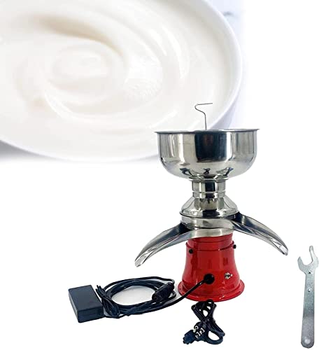 Separador de batido de 50 l/h, Separador centrífugo eléctrico de Crema de Leche Fresca para Leche de Vaca de Cabra, máquina de Crema centrífuga de Cocina