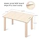 Niteangel Hamster-Spielplattform aus Holz für syrische Zwerghamster, Rennmäuse, Mäuse, Degus oder andere kleine Haustiere (L x B x H): 30 x 21 x 15 cm, Burlywood