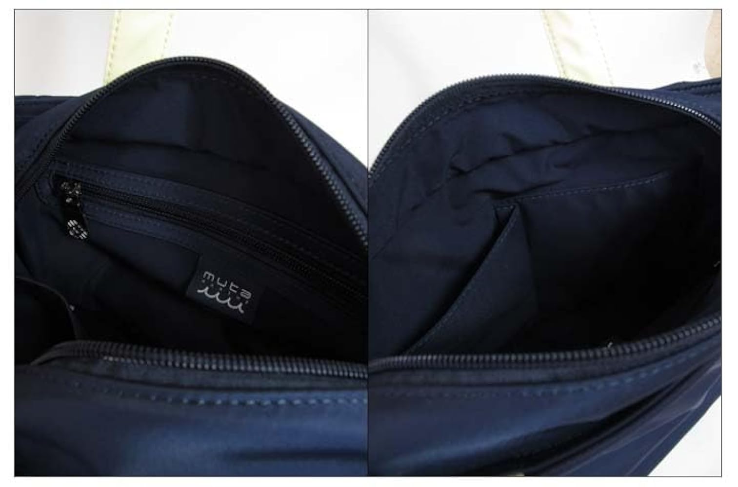 muta カートバッグ 99 ネイビー 8バッグ・ゴート革 (ネイビー/シルバー) – muta Online Store