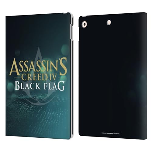 Étui cuir iPad 10.2 Assassin's Creed Or et Blanc aux finitions premium et élégantes