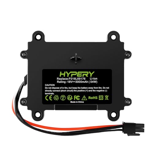 Batería de Li-Ion de Recambio de 18V 3000mAh Compatible con el Robot cortacésped Bosch Indego 350, 400, M700, M+700, S+350, S+400 F016104 898, F016104898, F016L69176