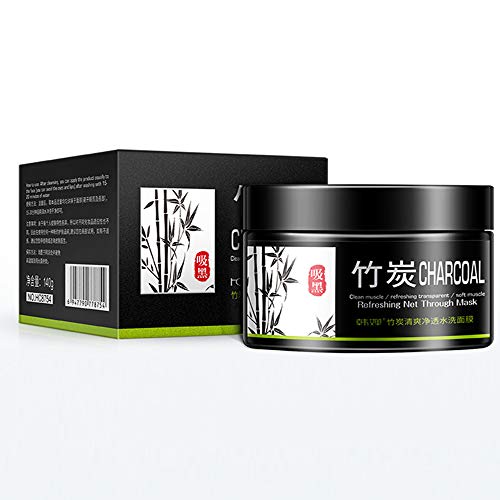 ROREC Blackheads Remove Charcoal Black Mask Refreshing Natural Moisturizes 140g