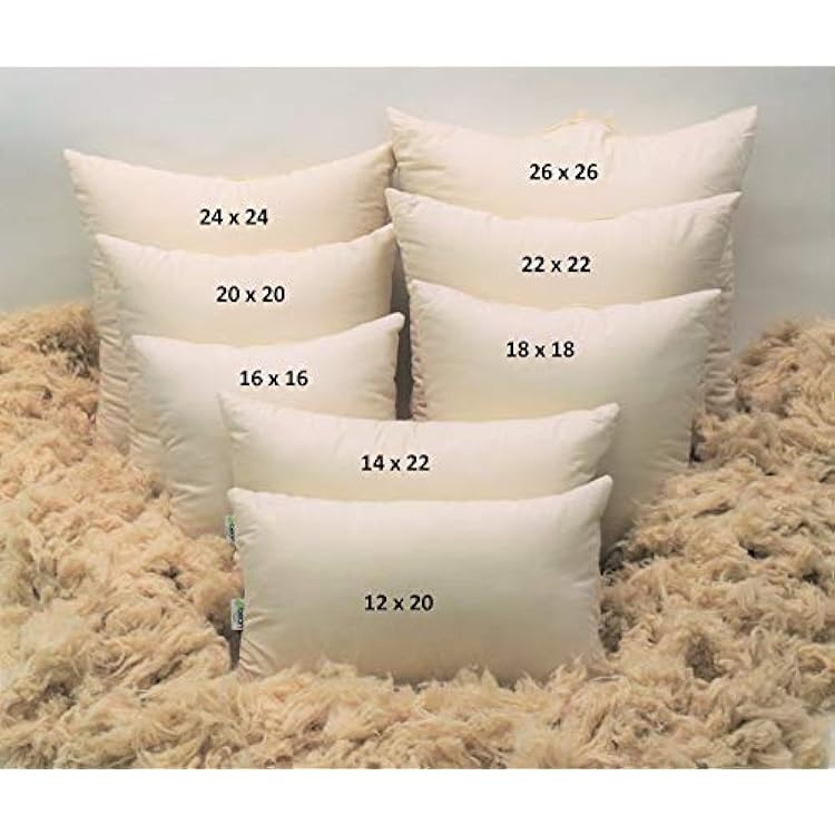 Organic Cotton Euro Bolster Pillow with Kapok Fill Namibia Ubuy