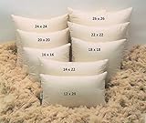 12' x 20' Euro Pillow - Organic Cotton - Kapok Fill