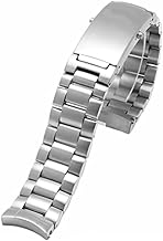 FOUUAAO Omega Watch Strap Stainless Steel Metal Bracelet Straps 18 mm 20 mm 22 mm Replace Strap for Omega Seamaster for Omega Ocean Original Straps