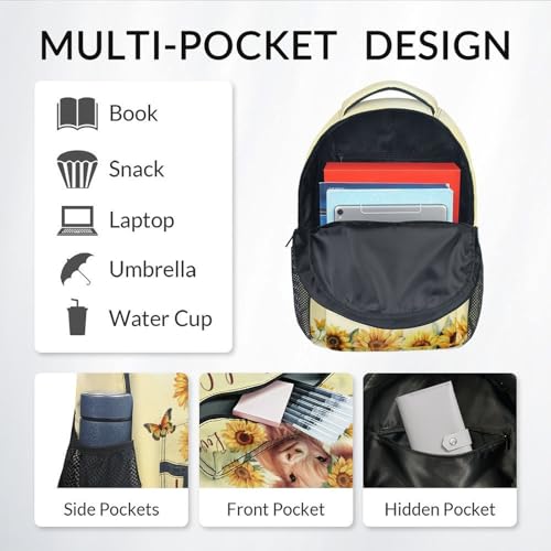 Kids School Backpack - 17 Inch Cute Highland Cow Bookbag for Girls - Durable School Bag for Elementary & Travel3