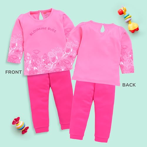 Image of LuvLap Baby-Girls F /S Girls Top & Pyjama Set