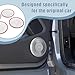 LLKUANG Car Speaker Cover Compatible with Range Rover Evoque 2020-2025 Stainless Steel Inner Door Tweeter Speaker Cover Ring Audio Mesh Covers Horn Guard Protector Accessories