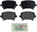Bosch BE1108 Blue Disc Brake Pad Set for Select Audi A3, A4, A6, S3, TT; Volkswagen Eos, Golf, GTI, Jetta, Passat, R32, Rabbit, Tiguan - REAR