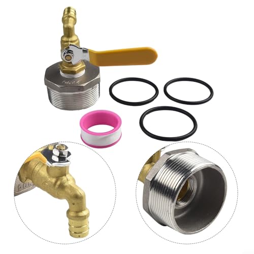 Robinet de vidange D50 inox pour équiper et vider un fût de 200L - 6