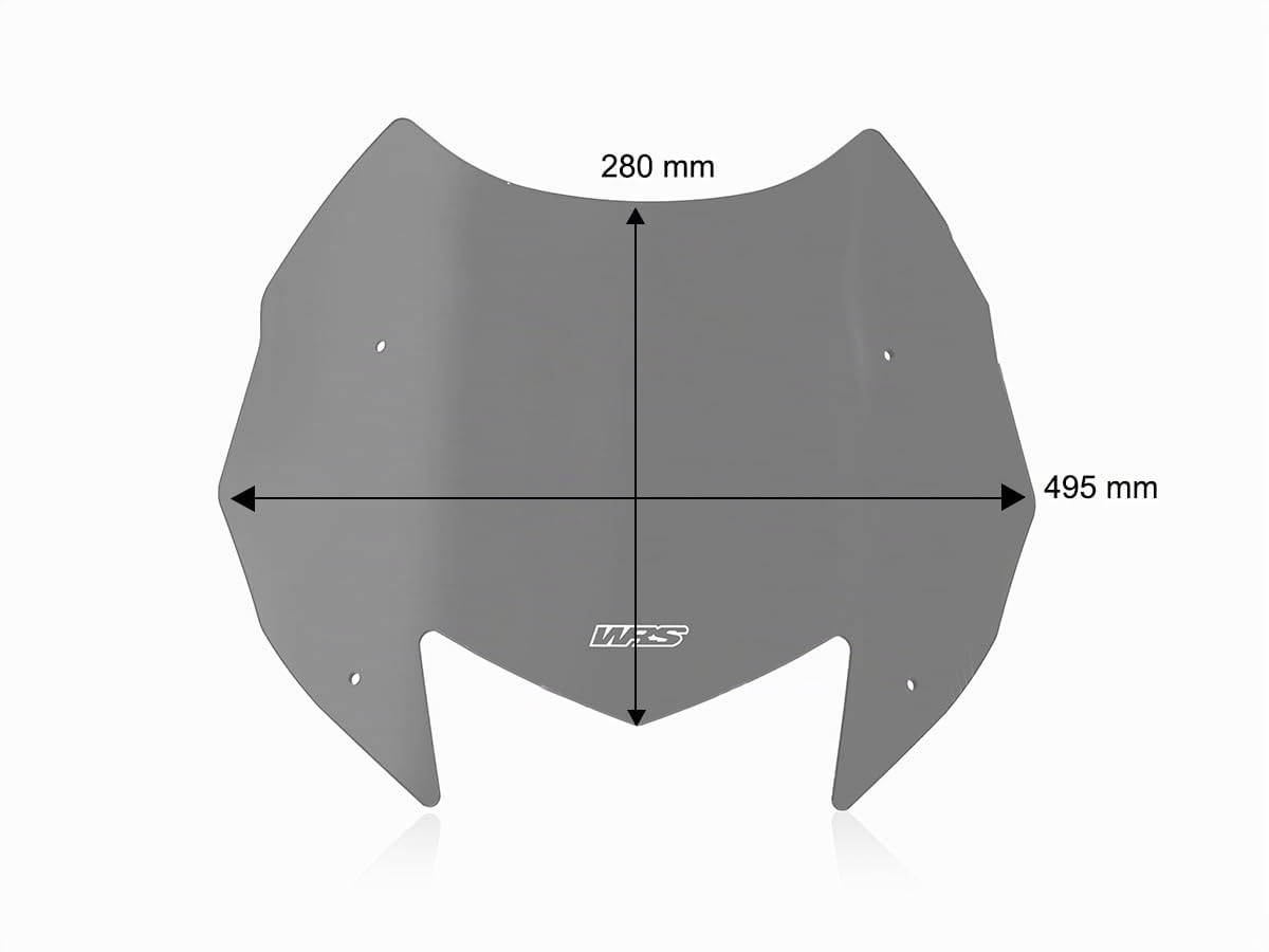 CUPOLINO SPORT EVO WRS FUME' SCURO T-MAX 530 2017-19 / T-MAX 560 2020-21