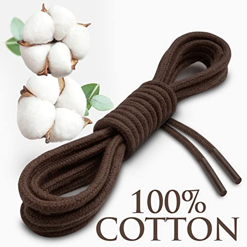 miscly shoe laces for dress shoes - round oxford shoelaces for men - multiple lengths and colors available