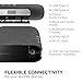 ViewSonic M1X Portable LED Projector with Smart Stand, Harman Kardon Speakers, Built-In Battery, H/V Keystone, 4 Corner Adjustment, Bluetooth, Wi-Fi, USB-C, Powered USB A