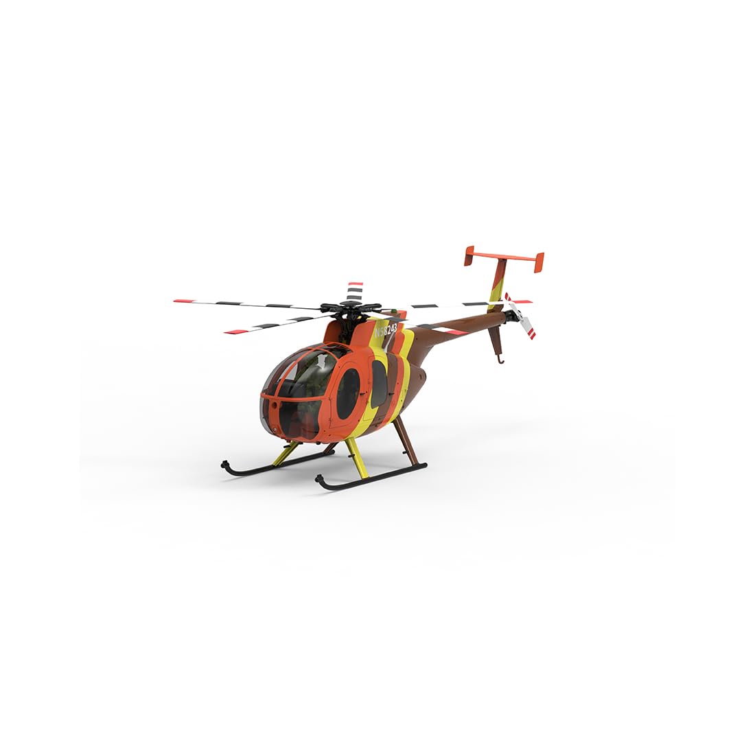 YU XIANG F118S MH-6 1/16 2.4G 9CH RC elicottero militare RTF (Magnum)