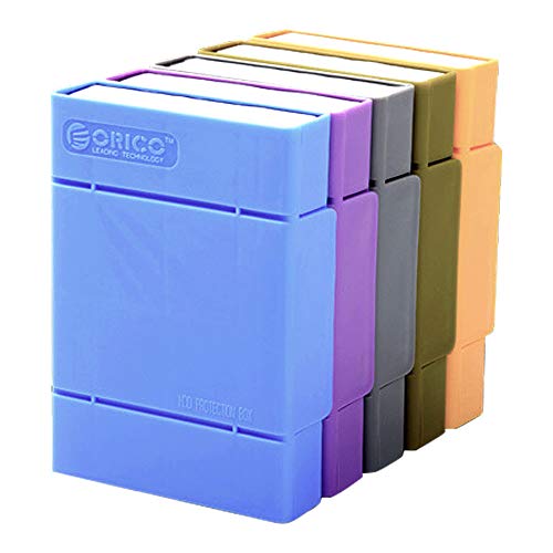 IPT ORICO 3.5�C���` HDD ���[�P�[�X 5�Z�b�g �n�[�h�f�B�X�N �ۊǃP�[�X �������݃��x���t�� �ϏՌ� �h�Ód�C �ی�p�P�[�X �I���R ���s�A���i ��PHP35-V1-5SET �S�F