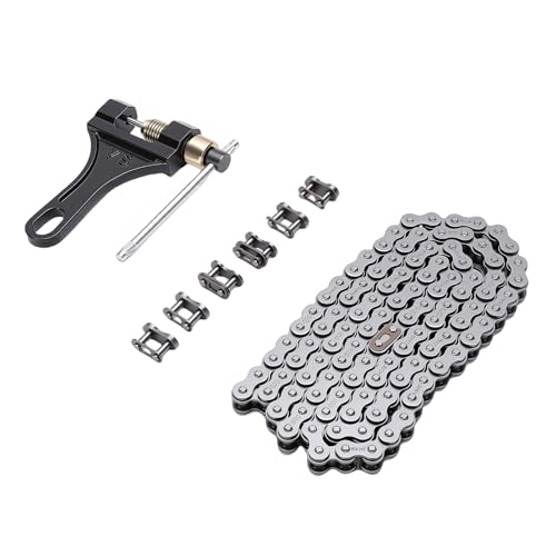 Chaîne 420 renforcée 106 maillons anti-allongement pour dirt bike 125cc