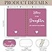 OINDADE Letters To My Daughter Notebook Journal, Dear Daughter Journal, Mother Daughters Journals, To MyDaughter Notebooks Gifts for New Mom Dad, Baby Journals for First Time Moms, 6x8.2In