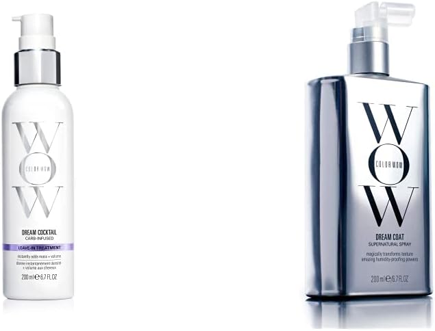 COLOR WOW Carb Cocktail Bionic Tonic, 200 ml & Dream Coat Supernatural Spray, 200 millilitre