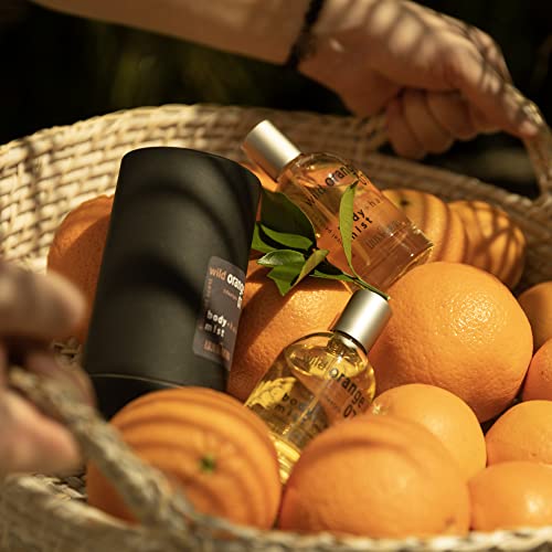 Liliya's Aroma Wild Orange 07, Natural Fragrance Mist For Body & Hair, Botanical Perfume, Orange & Orange Blossom Essential Oils, Tropical Brazilian Scent 3.3 Fl.oz #TOP4