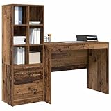 【Esthétique moderne】 Le bureau en bois d'ingénierie a un style qui s'intègre bien dans différents bureaux. Ses lignes simples et son design minimaliste boostent l'ambiance contemporaine de votre espace de travail. La couleur marron chaude du bureau contraste subtilement avec d'autres éléments de la décoration, en faisant une pièce intemporelle. Ce meuble chic est parfait pour ceux qui veulent un espace de travail à la fois élégant et fonctionnel.