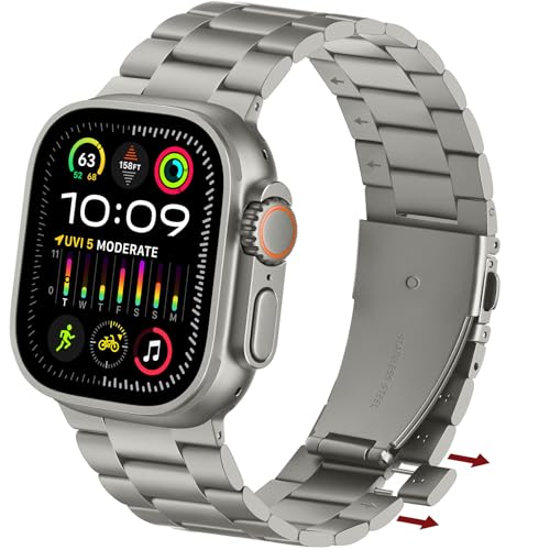 Bracelet Apple Watch 49mm titane métallique pour iWatch Ultra SE 11