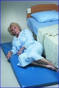 Skil-Care FloorPro Soft Fall Bedside Mat Alarm Sets, Additional Comfort for Wheelchair or Geri-chair Patients, Wheelchair Cushions and Accessories, 909276