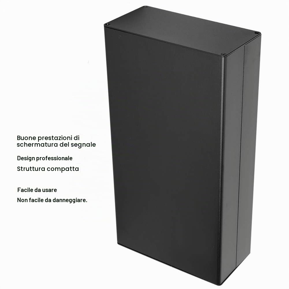 Scatola di Giunzione Esterna in Alluminio, 80 X 160 X 300mm Impermeabile IP65 Connettori Scatola di Derivazione Impermeabile Rettangolare Elettrica Universale per Esterno o Interno
