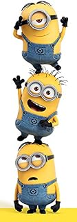 Pyramid International Despicable Me 3 Minions Door Poster, Paper, Multi-Colour, 53 x 158 x 1.3 cm