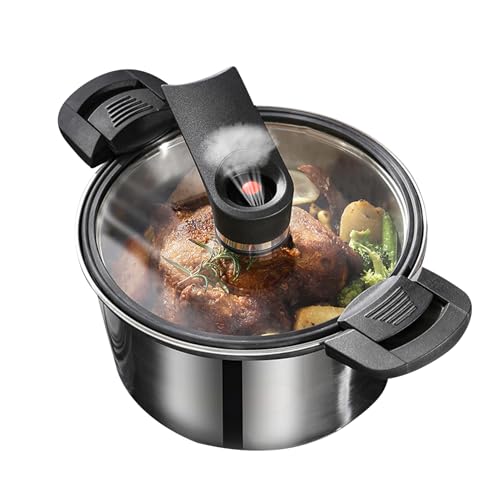 Autocuiseur de Cuisson Rapide | Cocotte-Minute en Acier Inoxydable pour Maison - Système de Cuisson et Accessoires Ergonomiques - Idée Cadeau pour Cuisiniers...