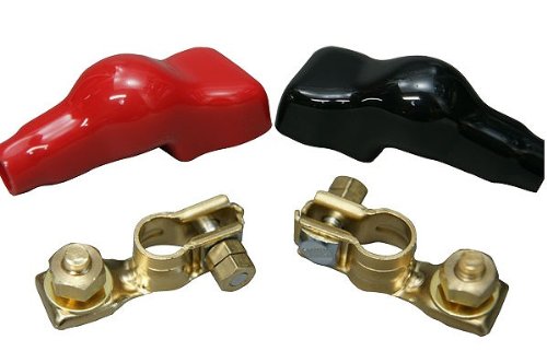 Amazon.co.jp: 銅音バッテリーターミナル B端子セット(小ポール