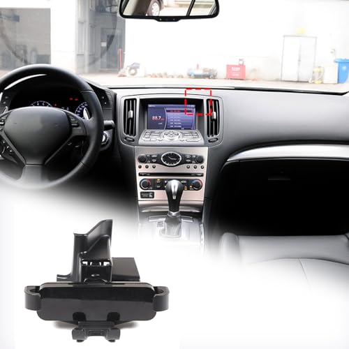 Moittellc Car Phone Holder Compatible with Infiniti G25 G35 G37 2007-2013 Center Console Navigation Screen Dashboard Clip Cell Phone Cradles Car Phone Mount Accessories (Type B)