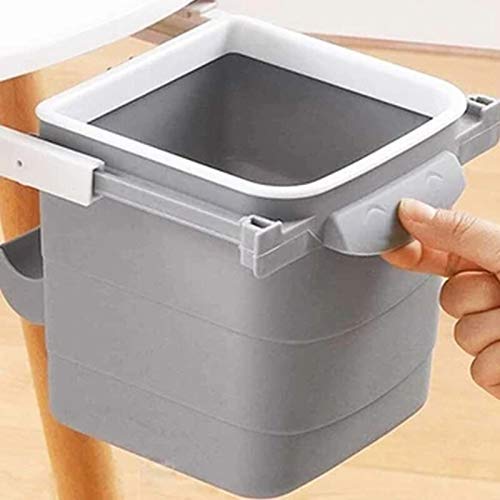Mopik Mini Kitchen Dustbin Table Hanging Mini Dustbin Plastic
